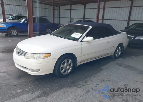 2002 Toyota Camry Solara Sle V6 из США, поврежденный, VIN 2T1FF28P52C546615